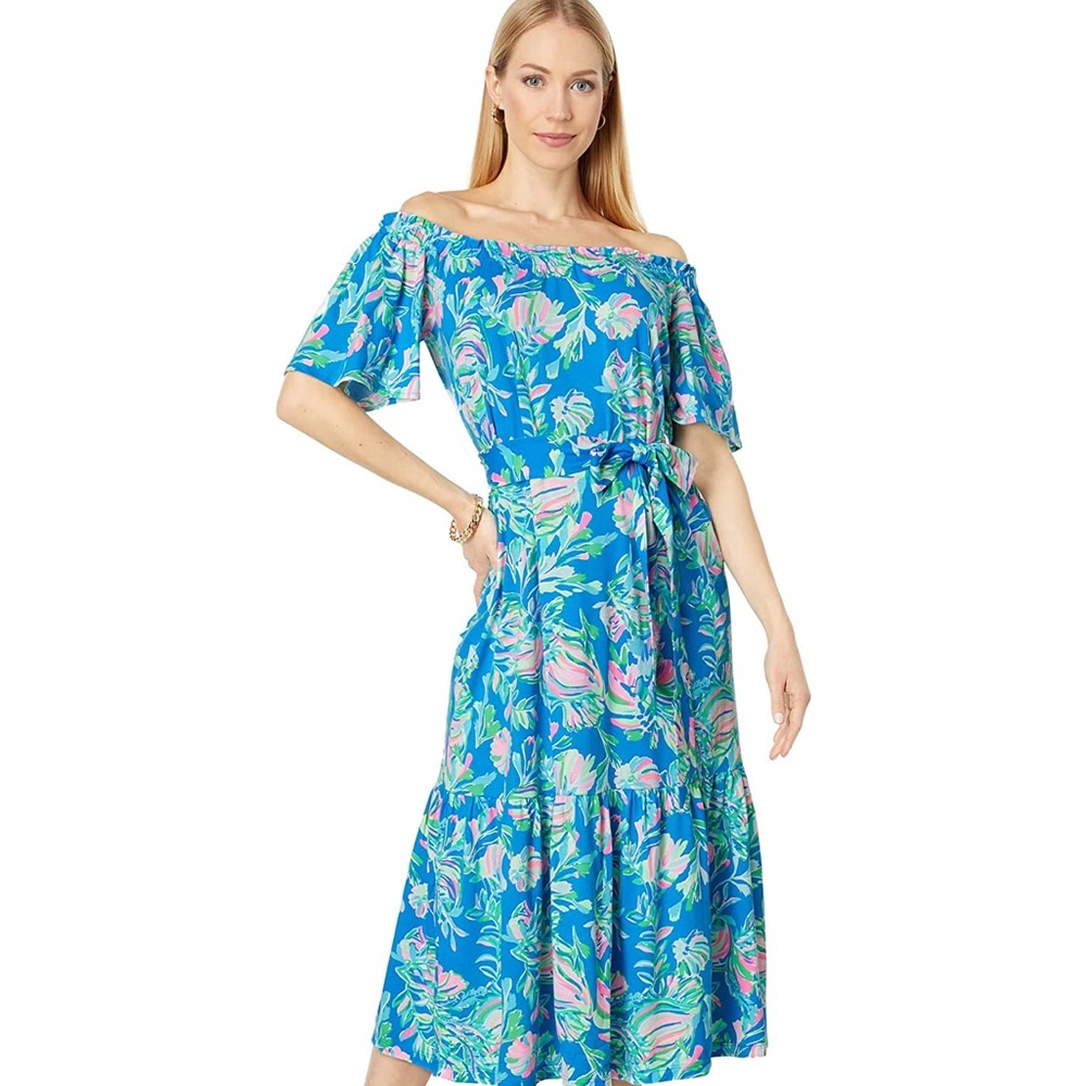 Lilly Pulitzer Off the Shoulder Dress